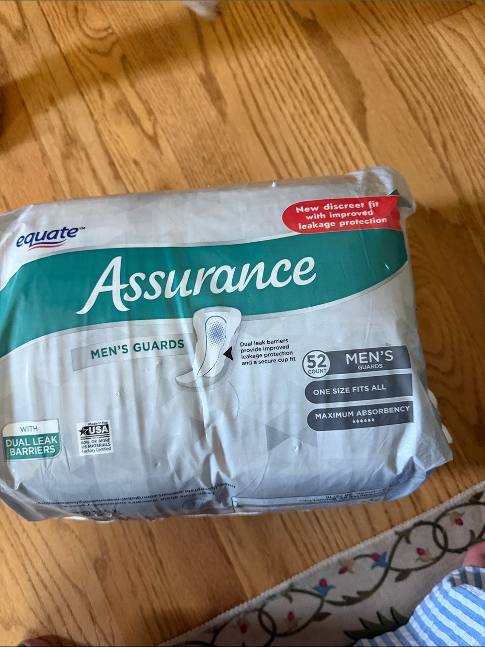 Men’s Guards - Maximum Absorbency, Gray